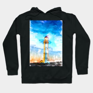 Lighthouse Night Cape Nelson Portland Australia - For Lighthouse Lovers Hoodie